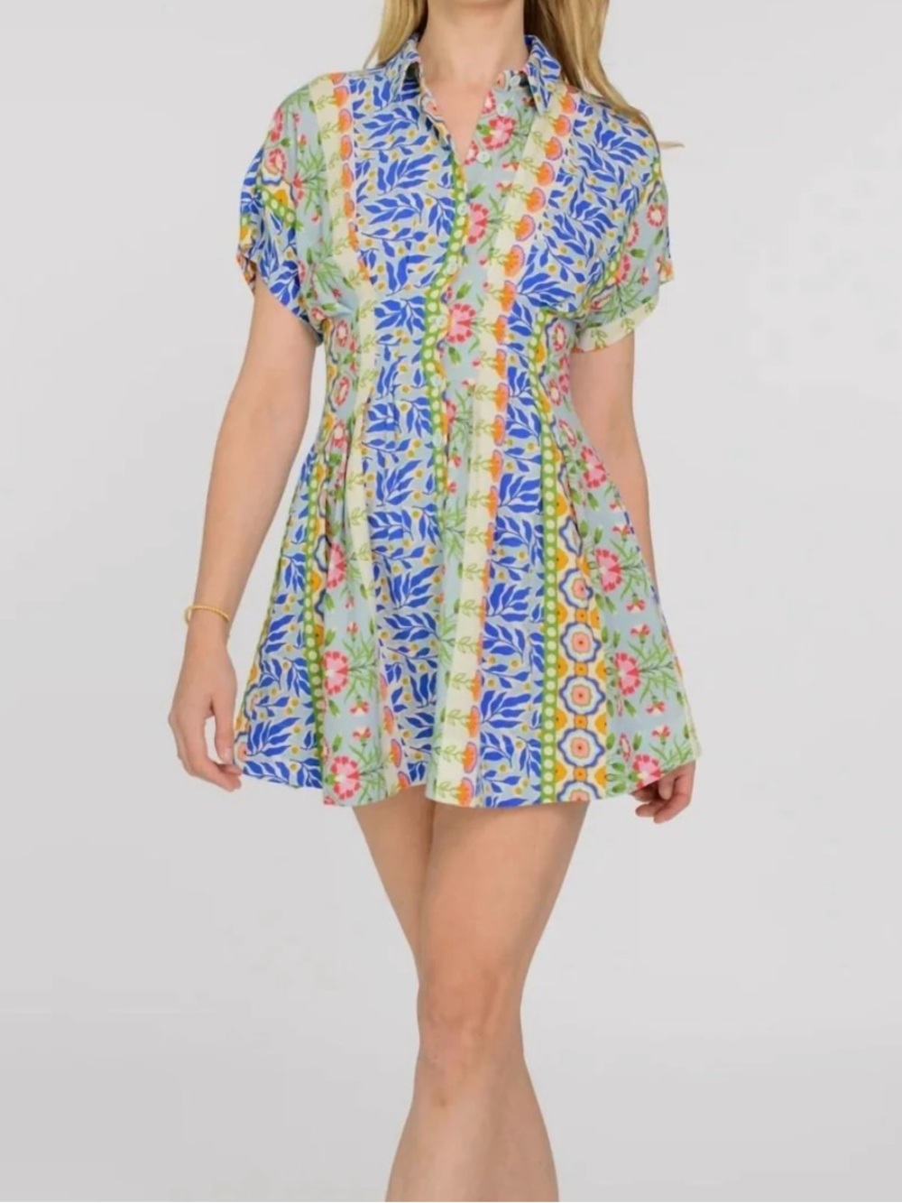 Elizabeth James Haynes Floral Mini Dress Size Small